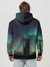 Худи мужской база хлопок / Северное сияние