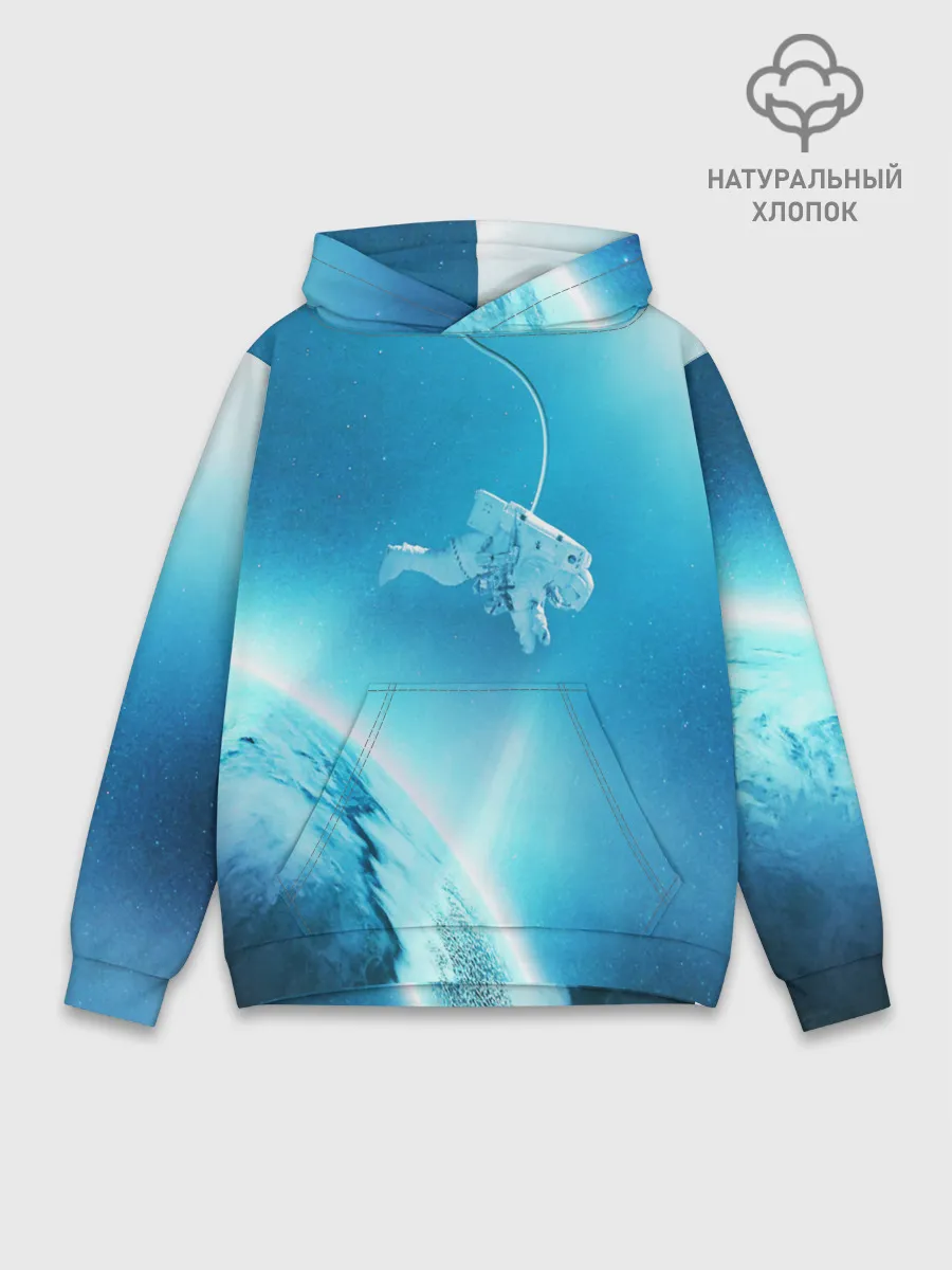 Худи мужской база хлопок / КОСМОНАВТ