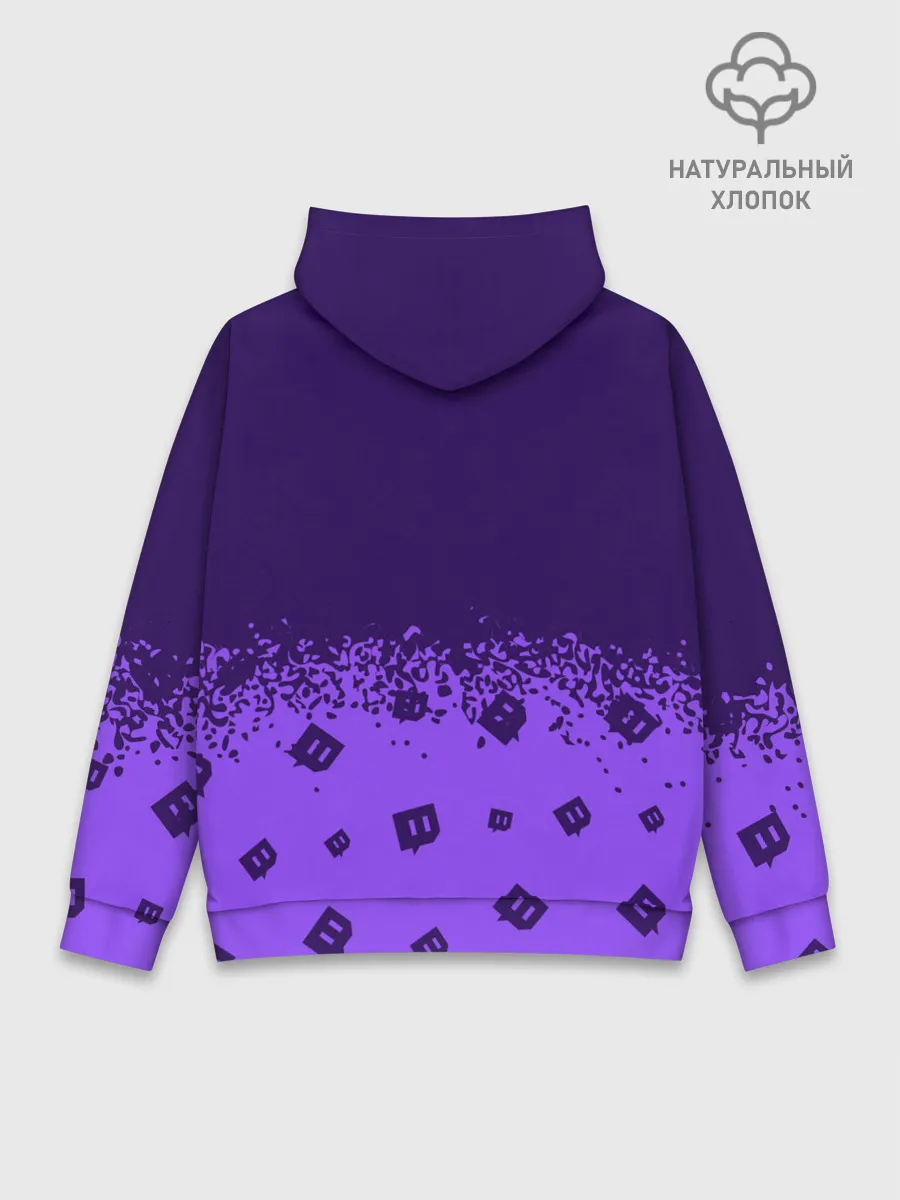 Худи мужской база хлопок / TWITCH / ТВИЧ