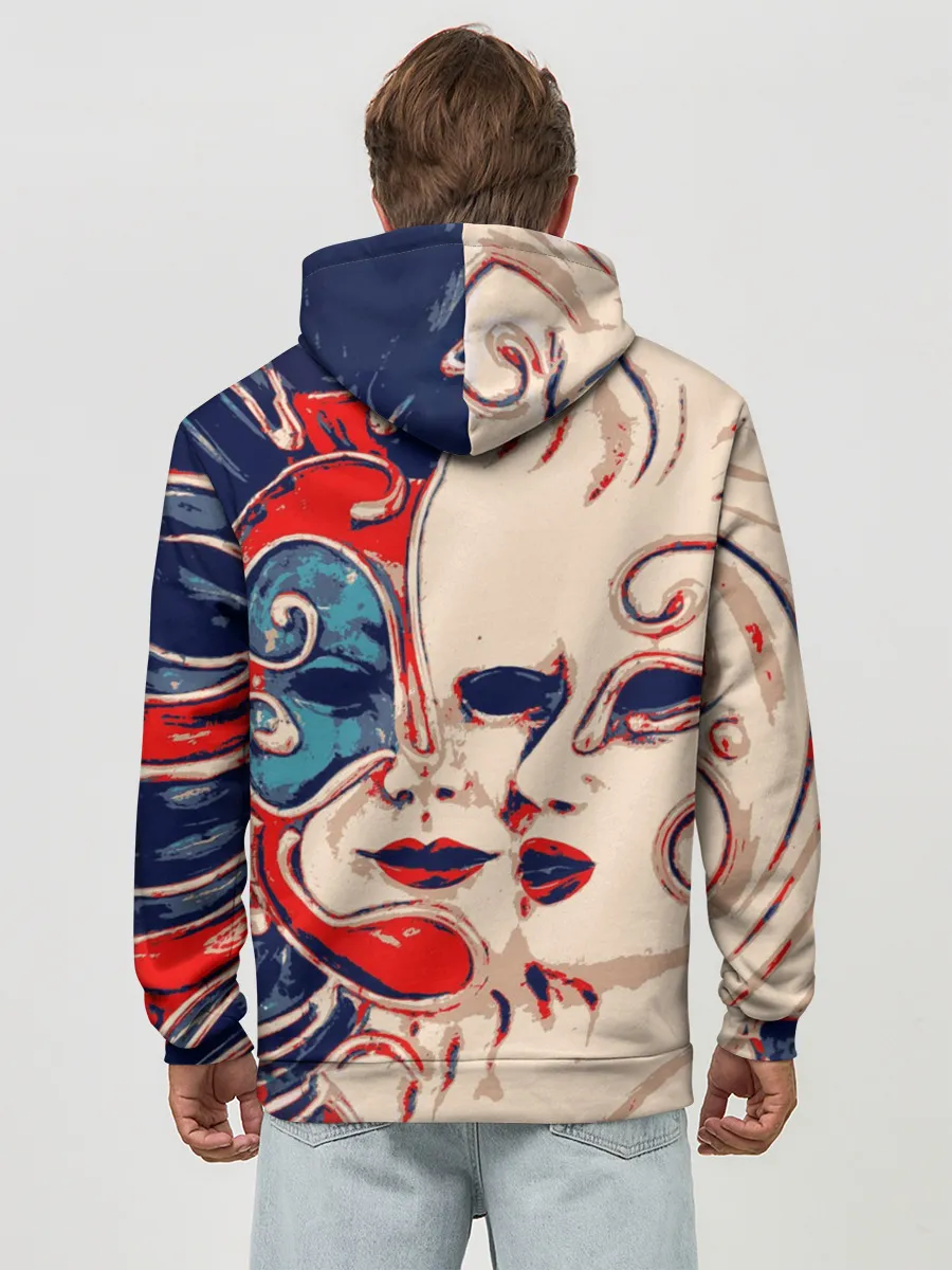 Худи мужской база хлопок / Маски