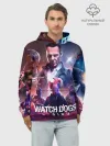 Худи мужской база хлопок / WATCH DOGS:LEGION