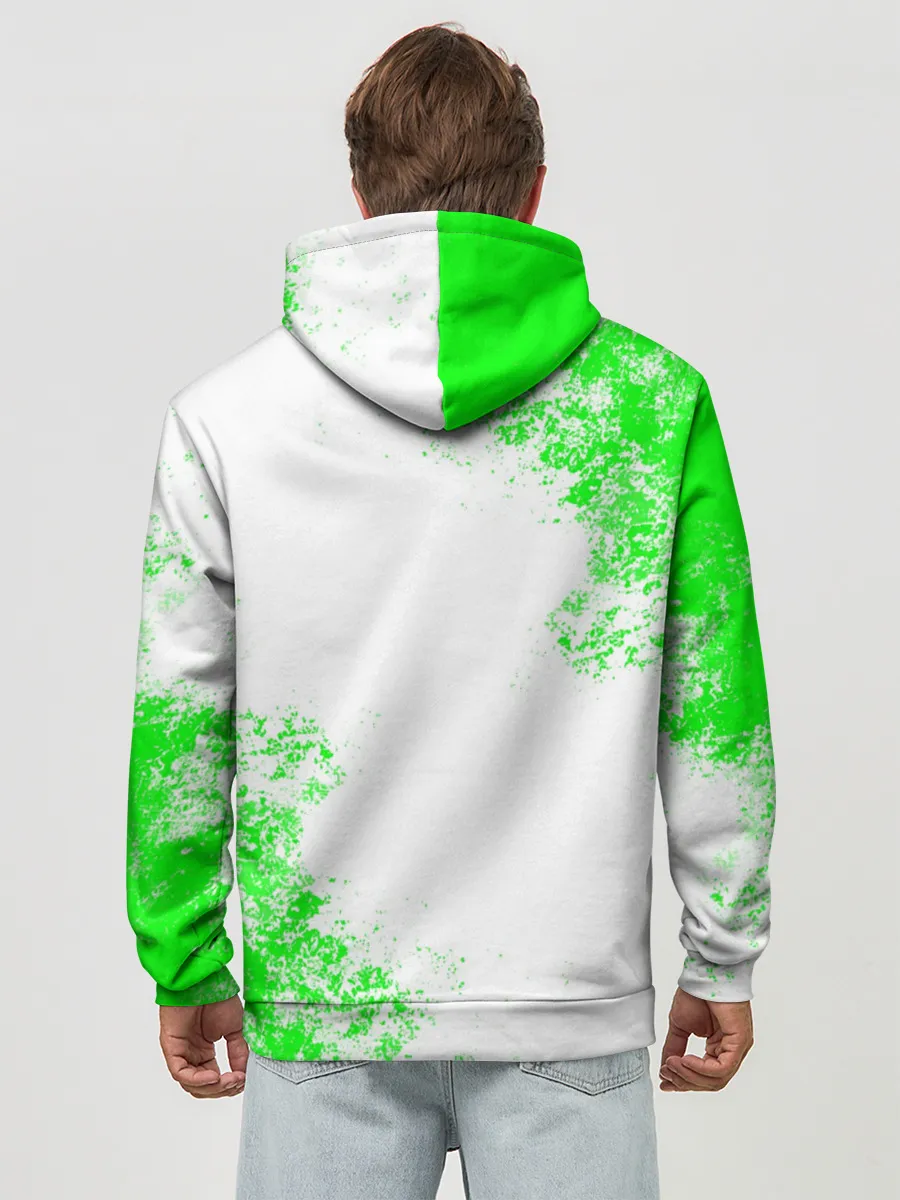 Худи мужской база хлопок / MINECRAFT CREEPER