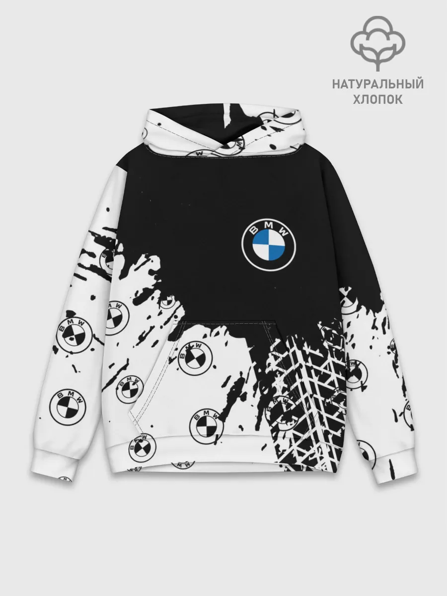 Худи мужской база хлопок / BMW / БМВ