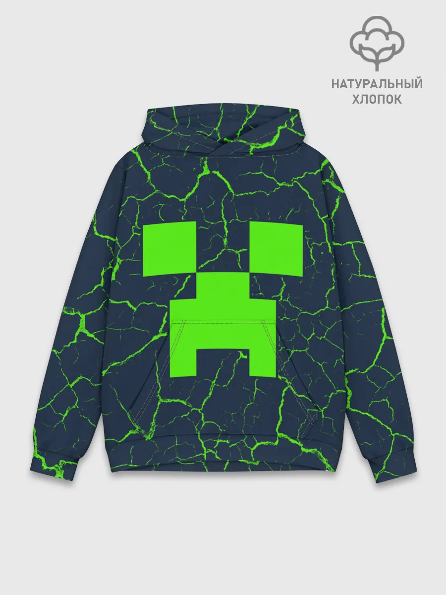 Худи мужской база хлопок / MINECRAFT / МАЙНКРАФТ