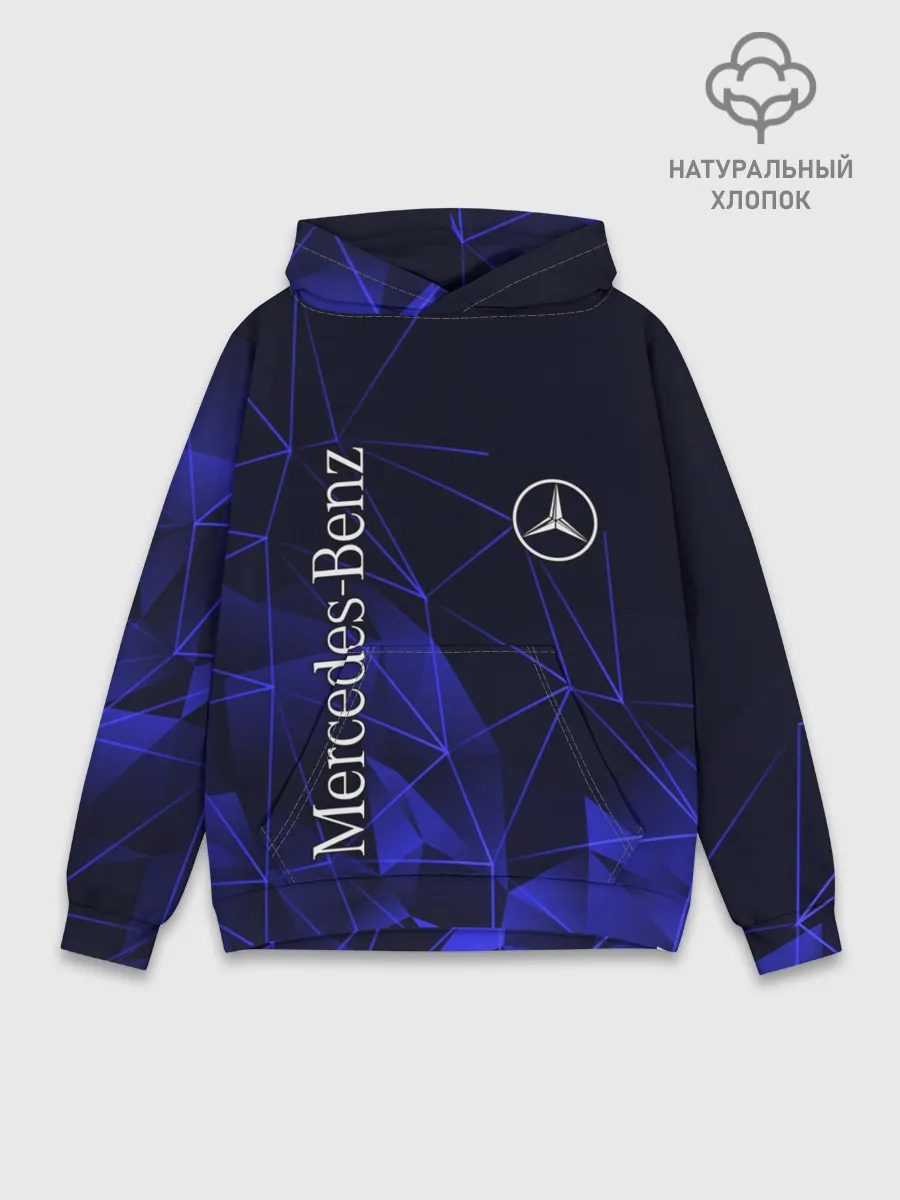 Худи мужской база хлопок / MERCEDES