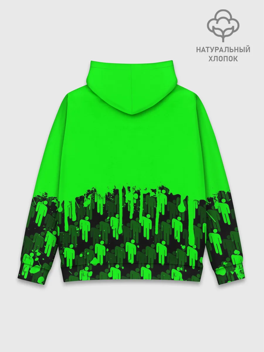 Худи мужской база хлопок / BILLIE EILISH