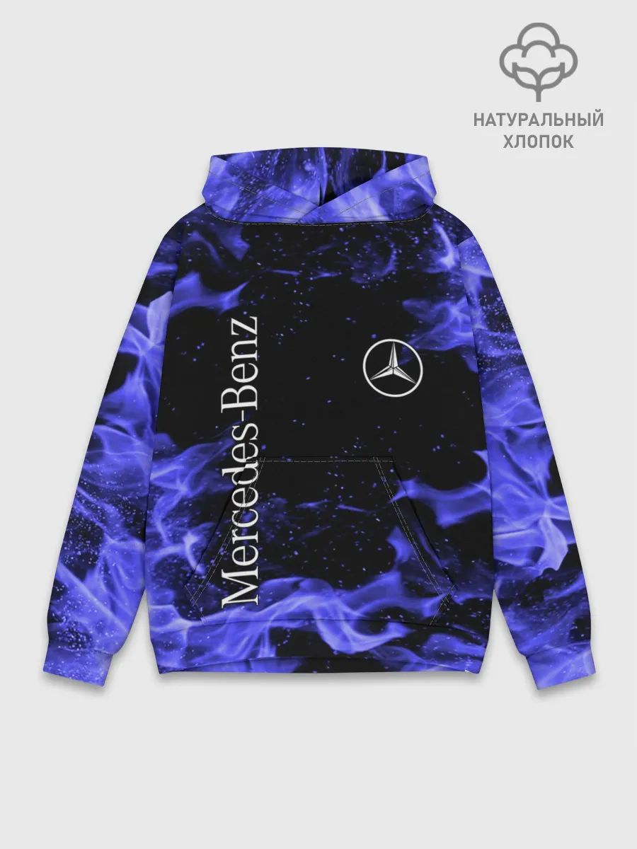 Худи мужской база хлопок / MERCEDES