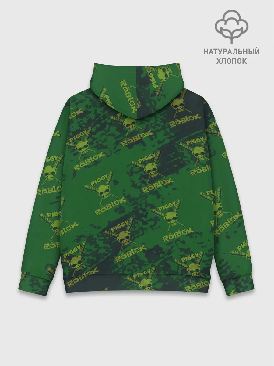 Худи мужской база хлопок / Свинка Пигги из Roblox