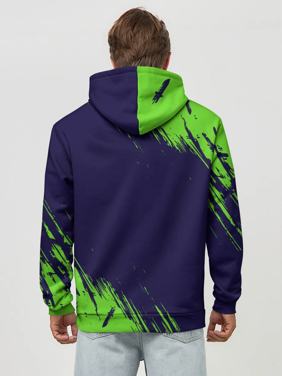 Худи мужской база хлопок / FREE FIRE / ФРИ ФАЕР