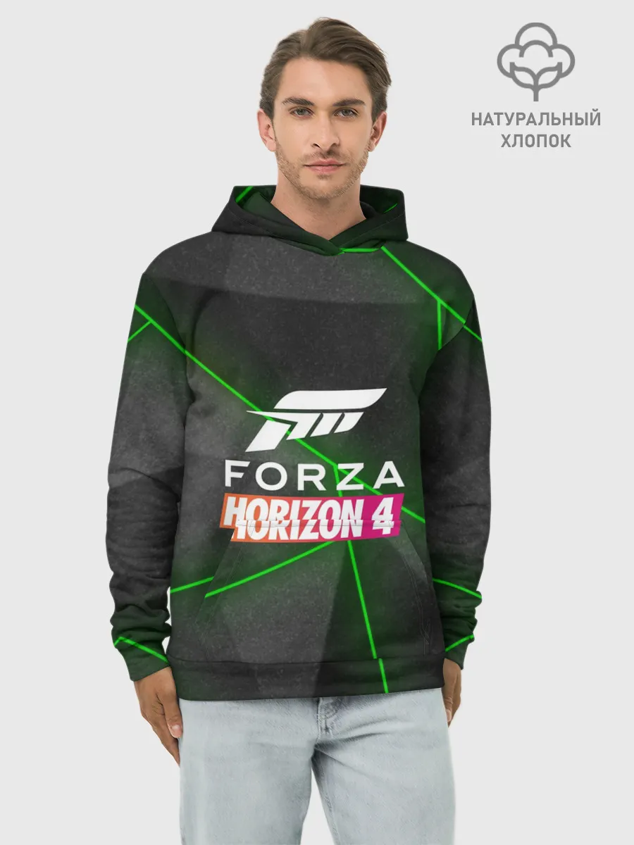 Худи мужской база хлопок / Forza Horizon 4 Hi-tech