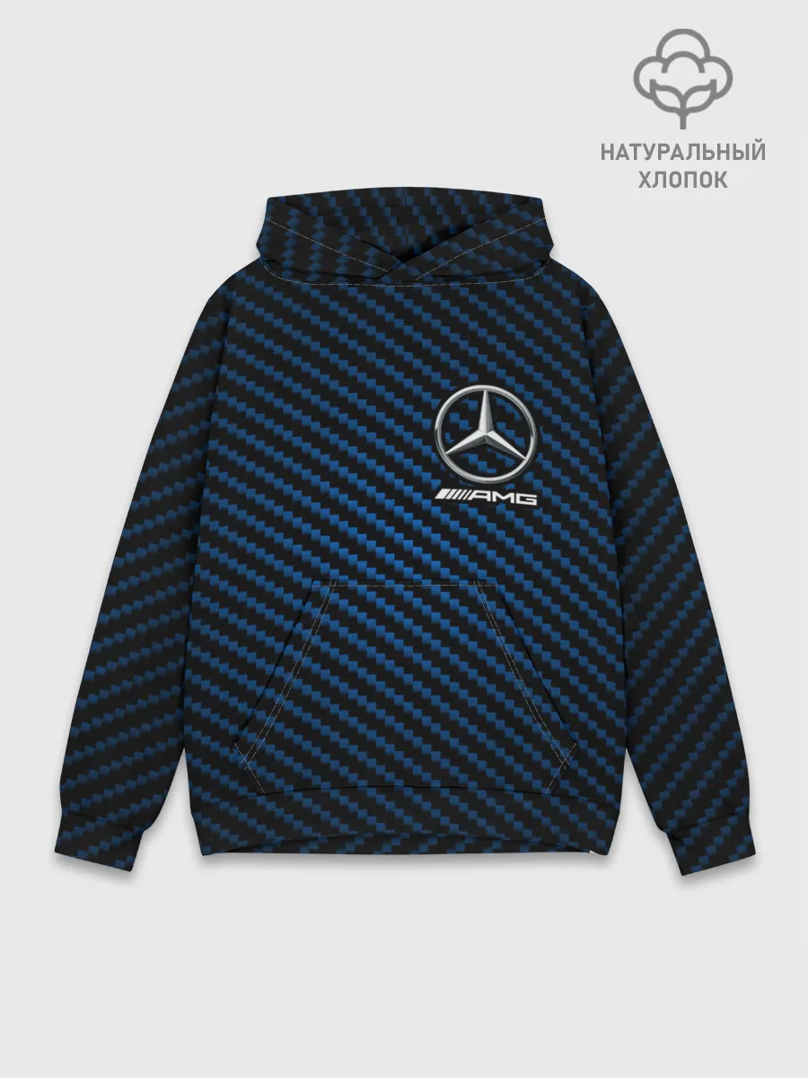 Худи мужской база хлопок / MERCEDES / МЕРСЕДЕС