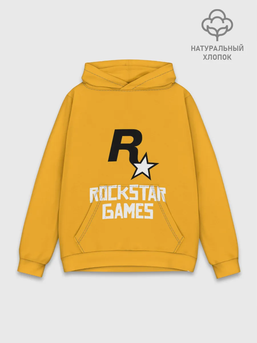 Худи мужской база хлопок / Рокстар