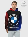 Худи мужской база хлопок / BMW / БМВ