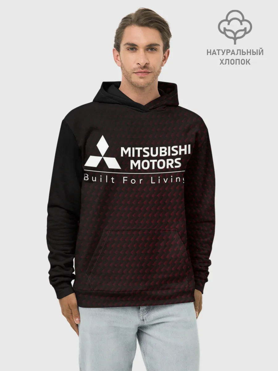 Худи мужской база хлопок / MITSUBISHI / МИТСУБИСИ