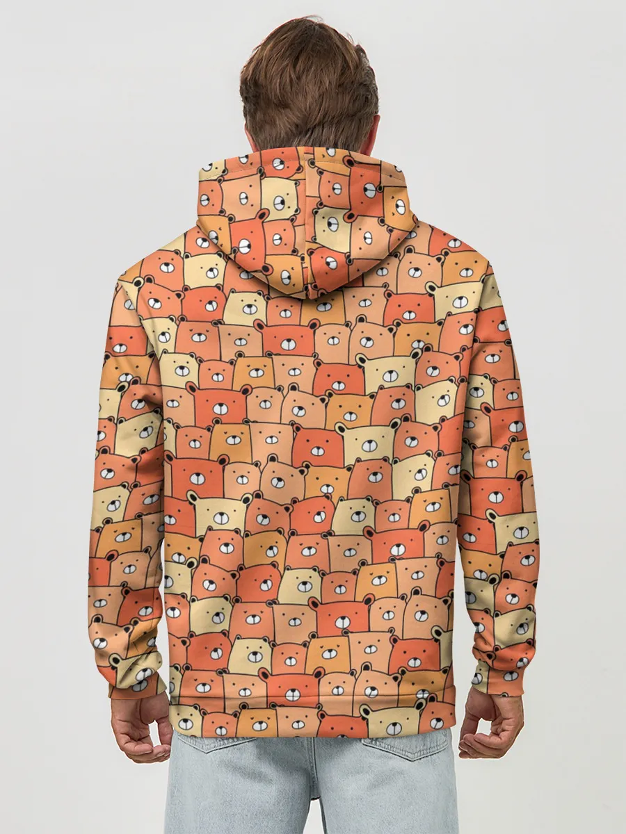 Худи мужской база хлопок / МИШКИ