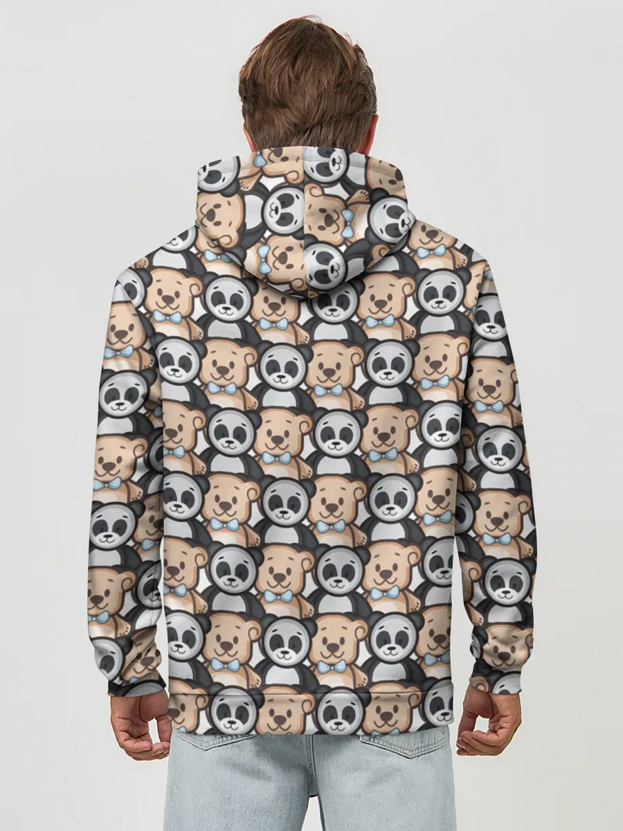 Худи мужской база хлопок / МИШКИ