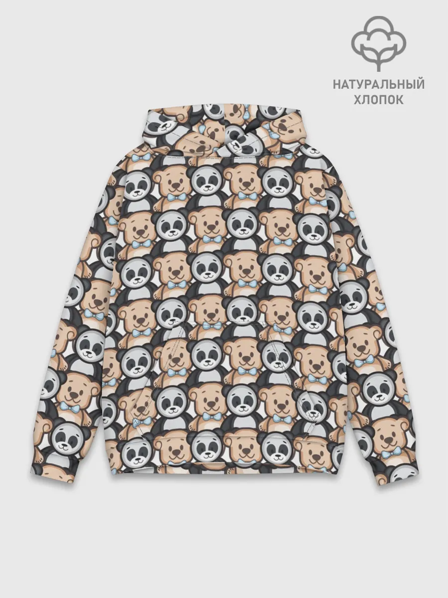 Худи мужской база хлопок / МИШКИ