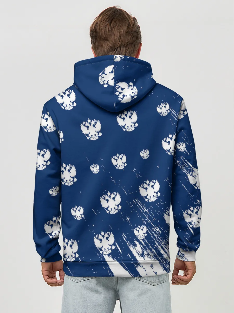 Худи мужской база хлопок / RUSSIA / РОССИЯ