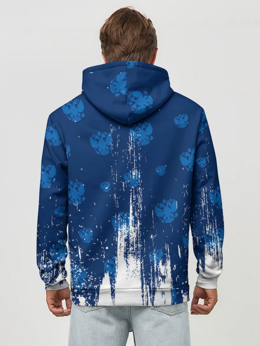 Худи мужской база хлопок / RUSSIA / РОССИЯ