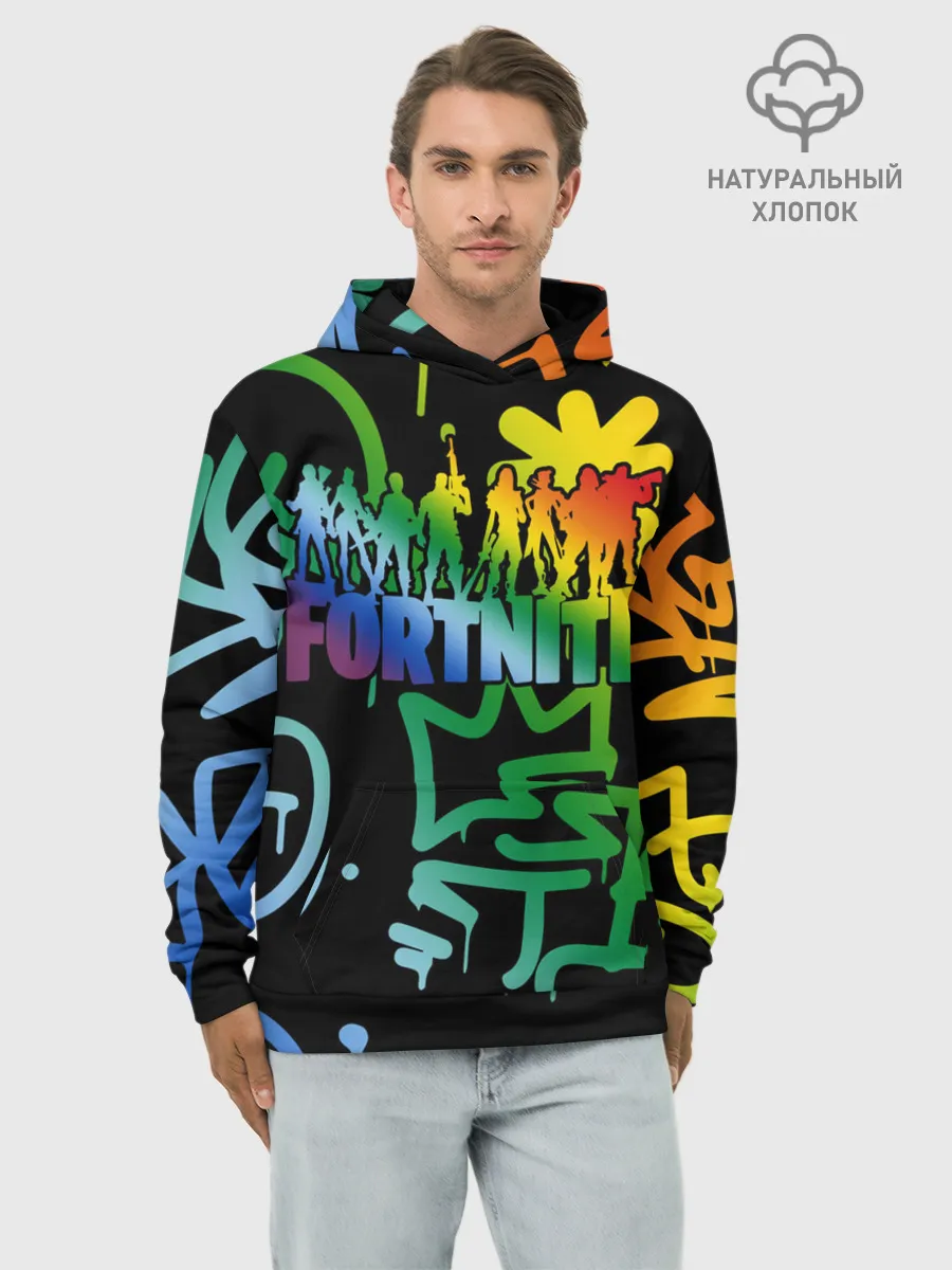 Худи мужской база хлопок / Fortnite