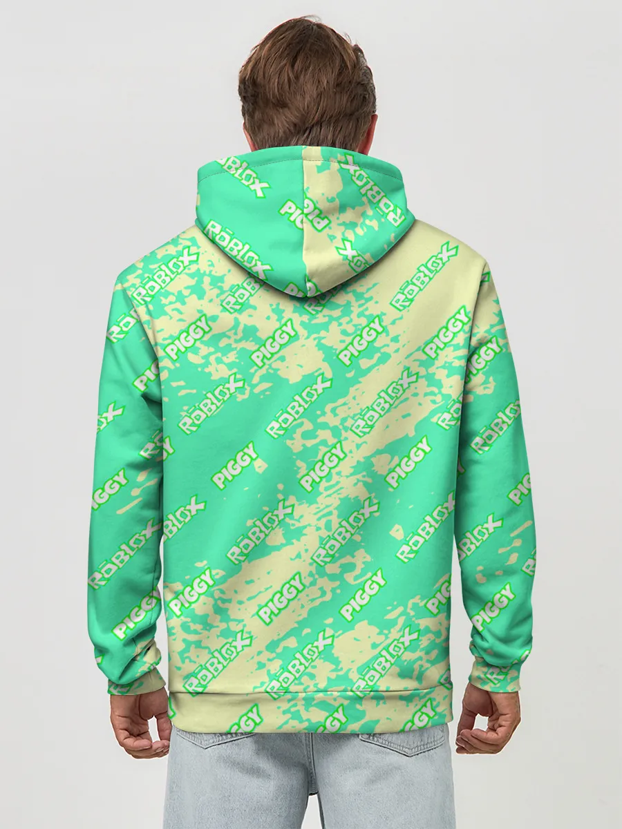 Худи мужской база хлопок / Свинка Пигги из Roblox