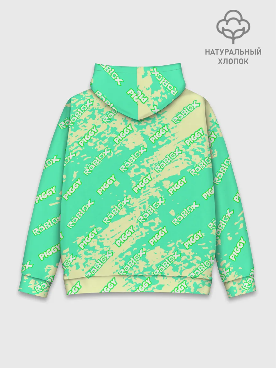 Худи мужской база хлопок / Свинка Пигги из Roblox