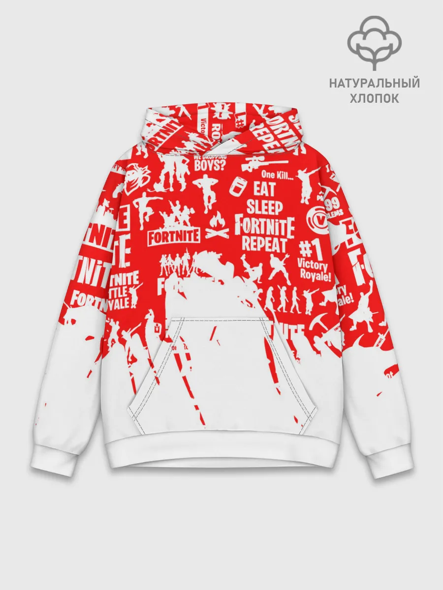 Худи мужской база хлопок / Fortnite