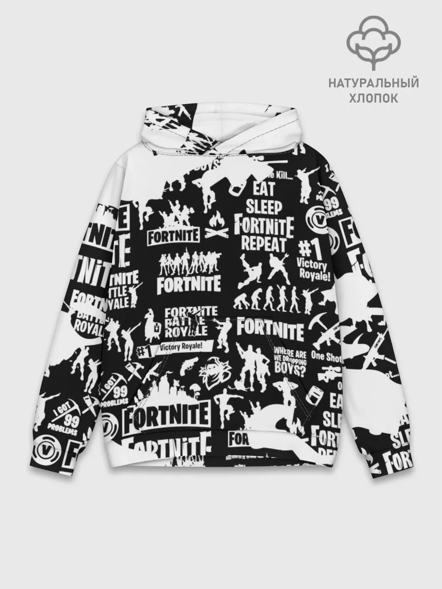 Худи мужской база хлопок / Fortnite