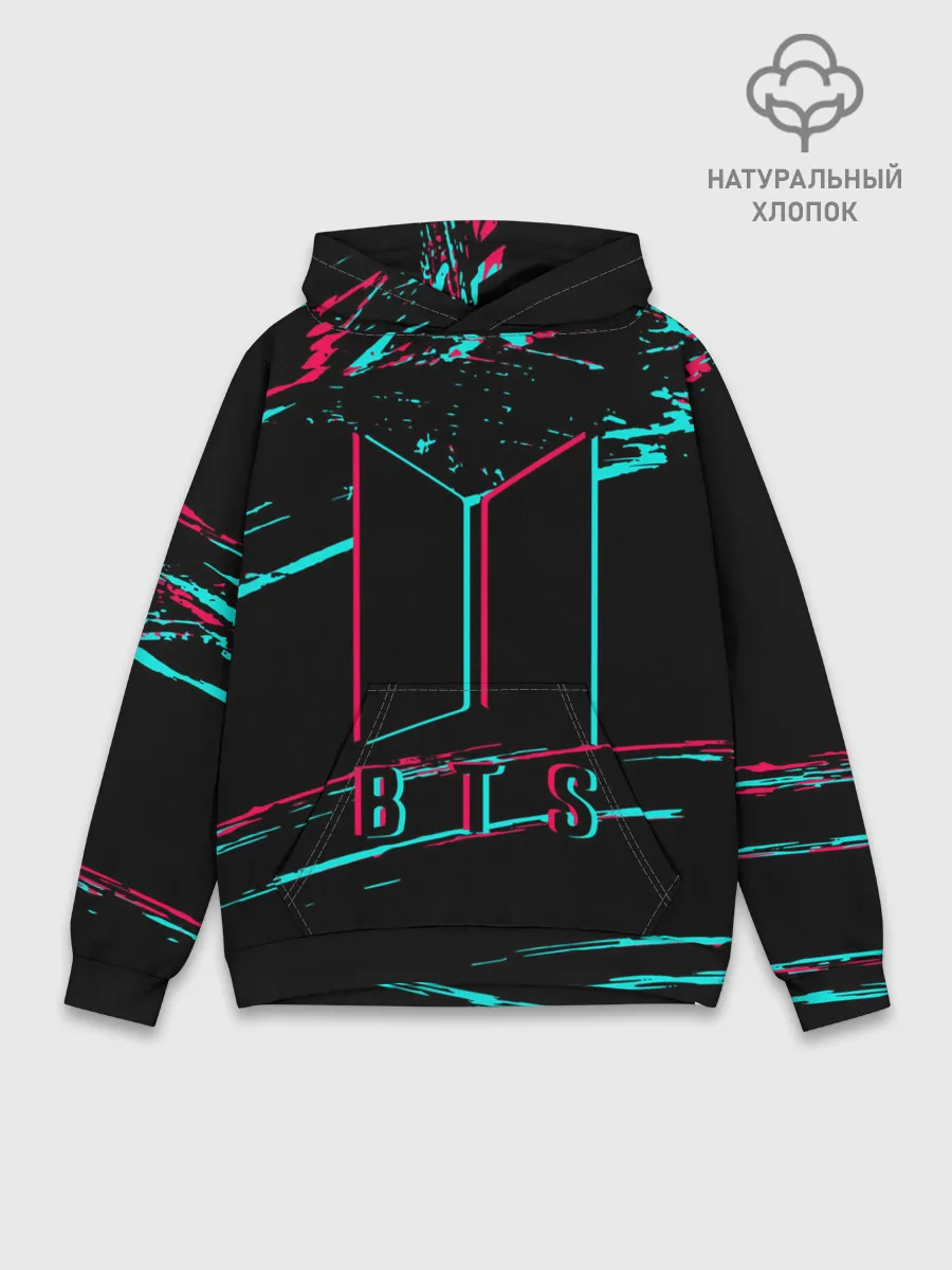 Худи мужской база хлопок / BTS