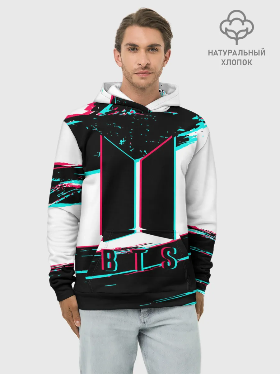 Худи мужской база хлопок / BTS