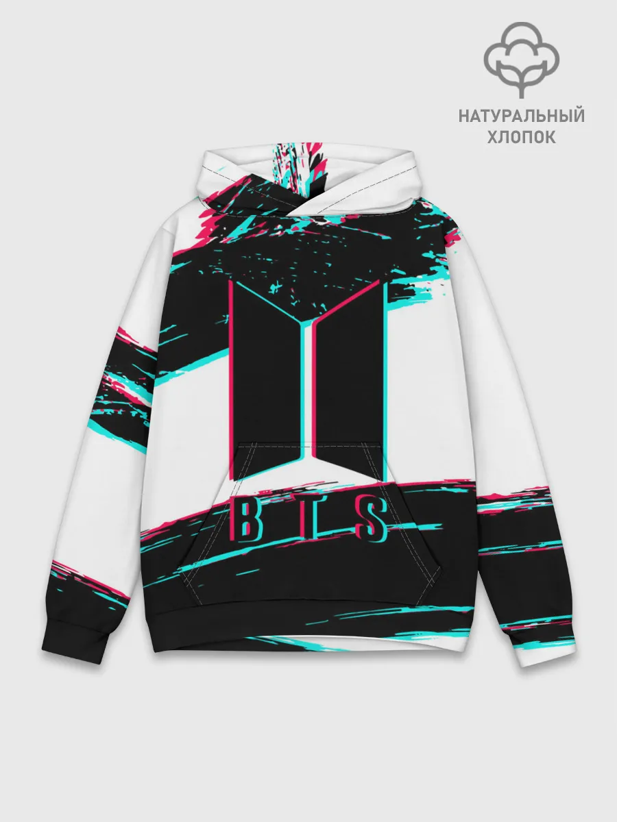 Худи мужской база хлопок / BTS