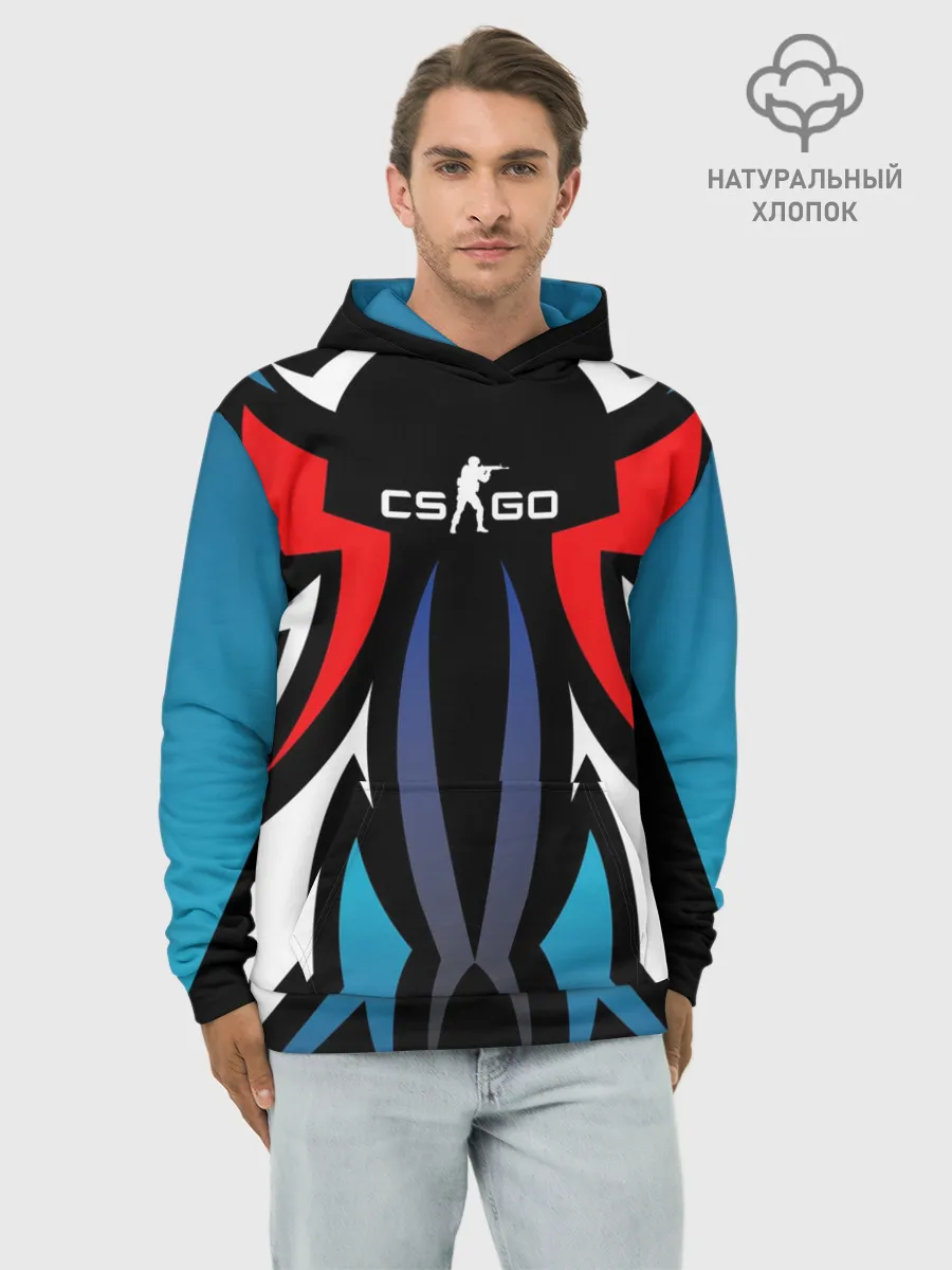 Худи мужской база хлопок / Counter Strike Gaming Gear