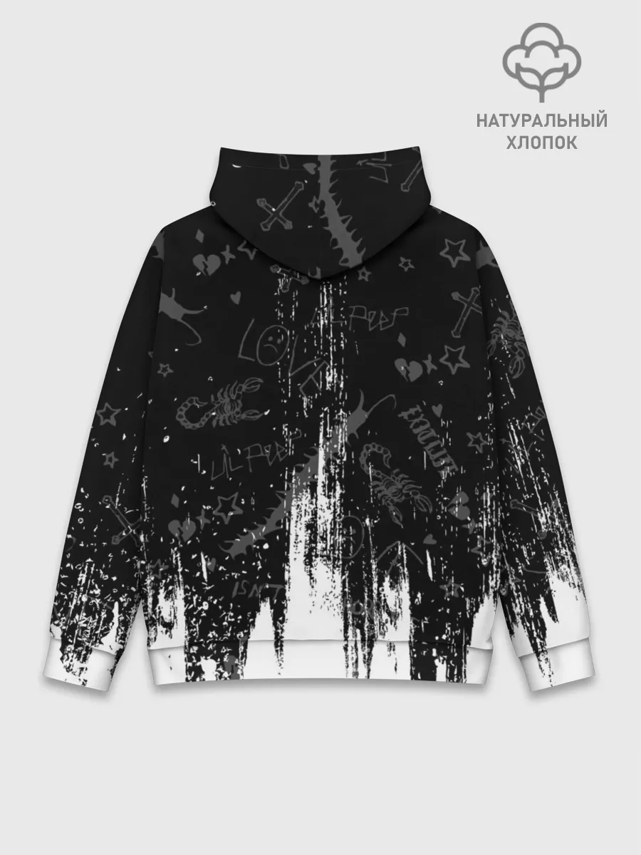 Худи мужской база хлопок / LIL PEEP / ЛИЛ ПИП