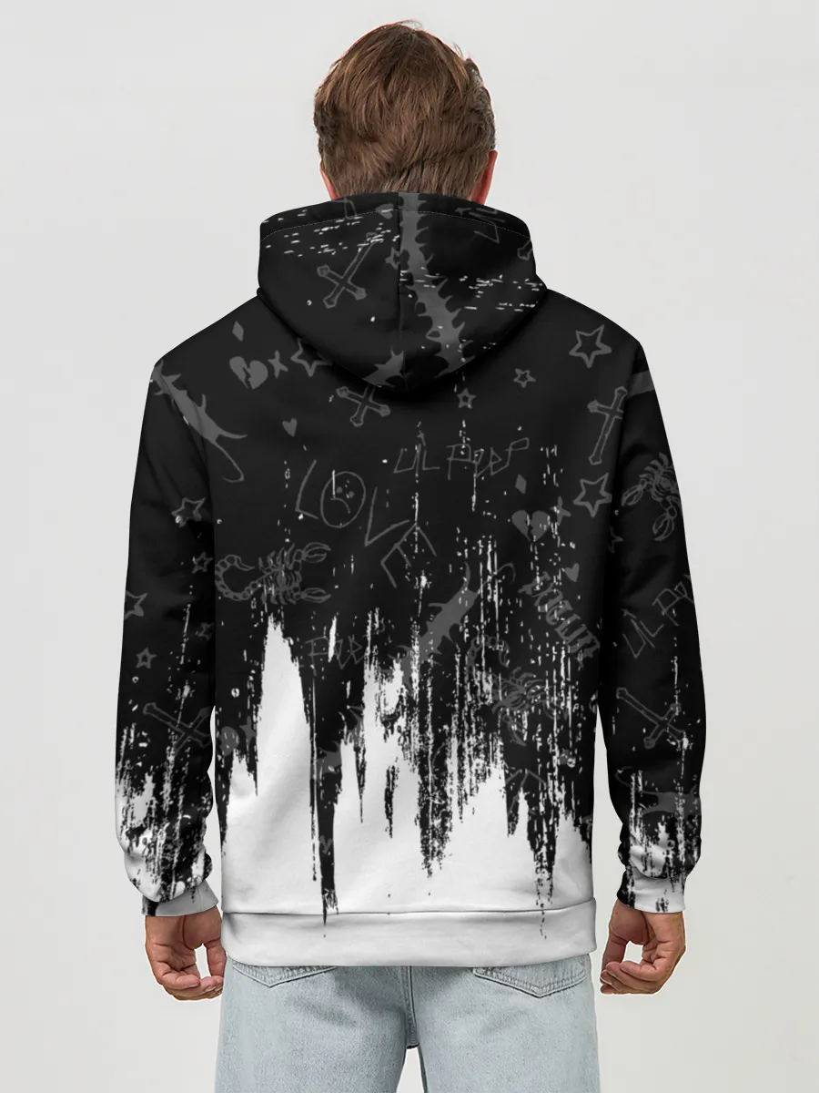 Худи мужской база хлопок / LIL PEEP / ЛИЛ ПИП