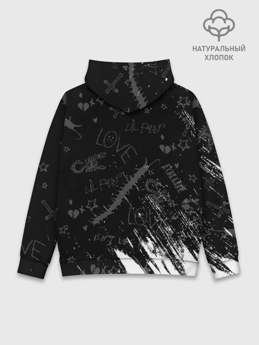 Худи мужской база хлопок / LIL PEEP / ЛИЛ ПИП