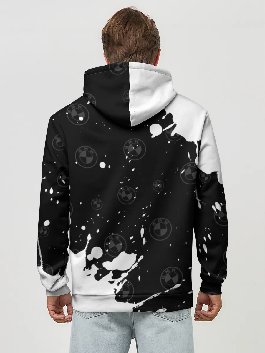 Худи мужской база хлопок / BMW / БМВ