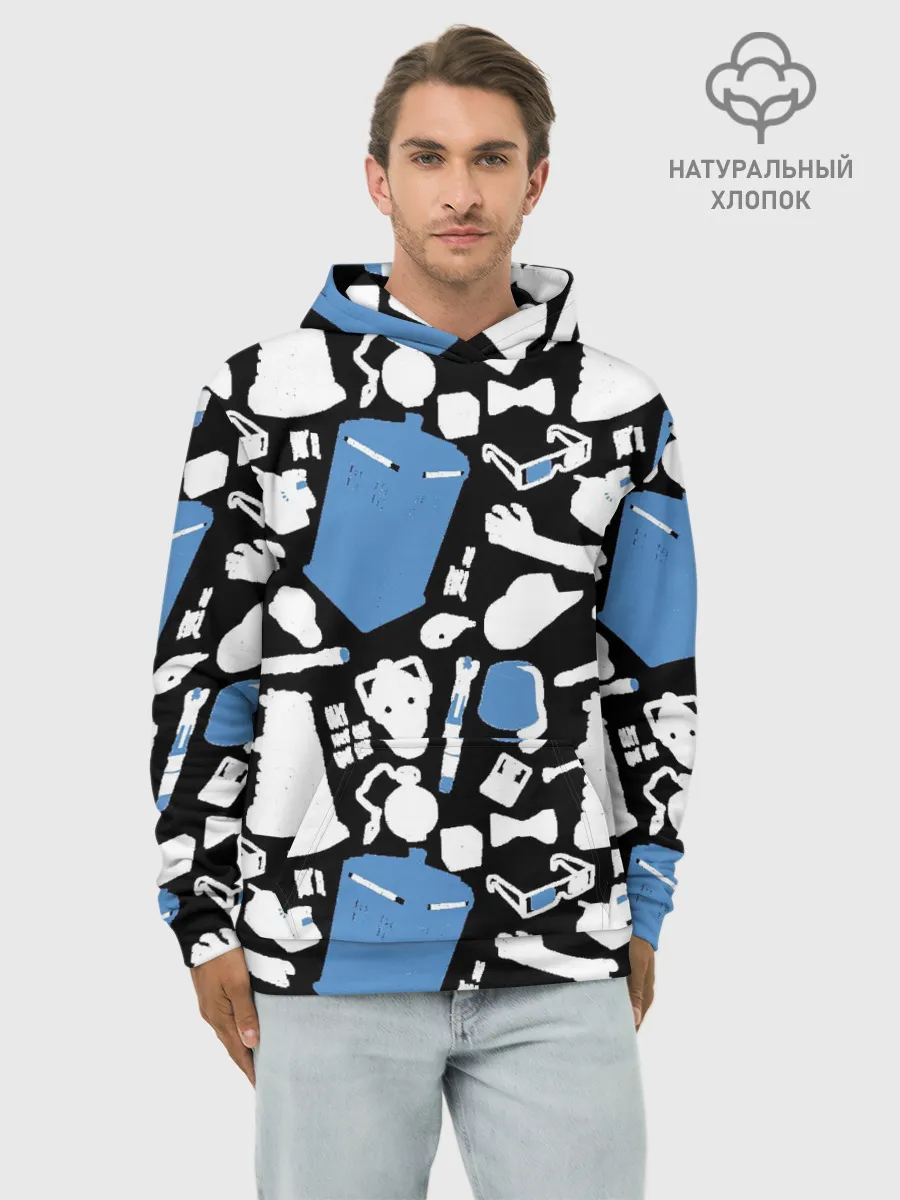 Худи мужской база хлопок / ТАРДИС