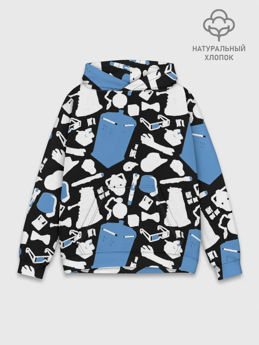 Худи мужской база хлопок / ТАРДИС