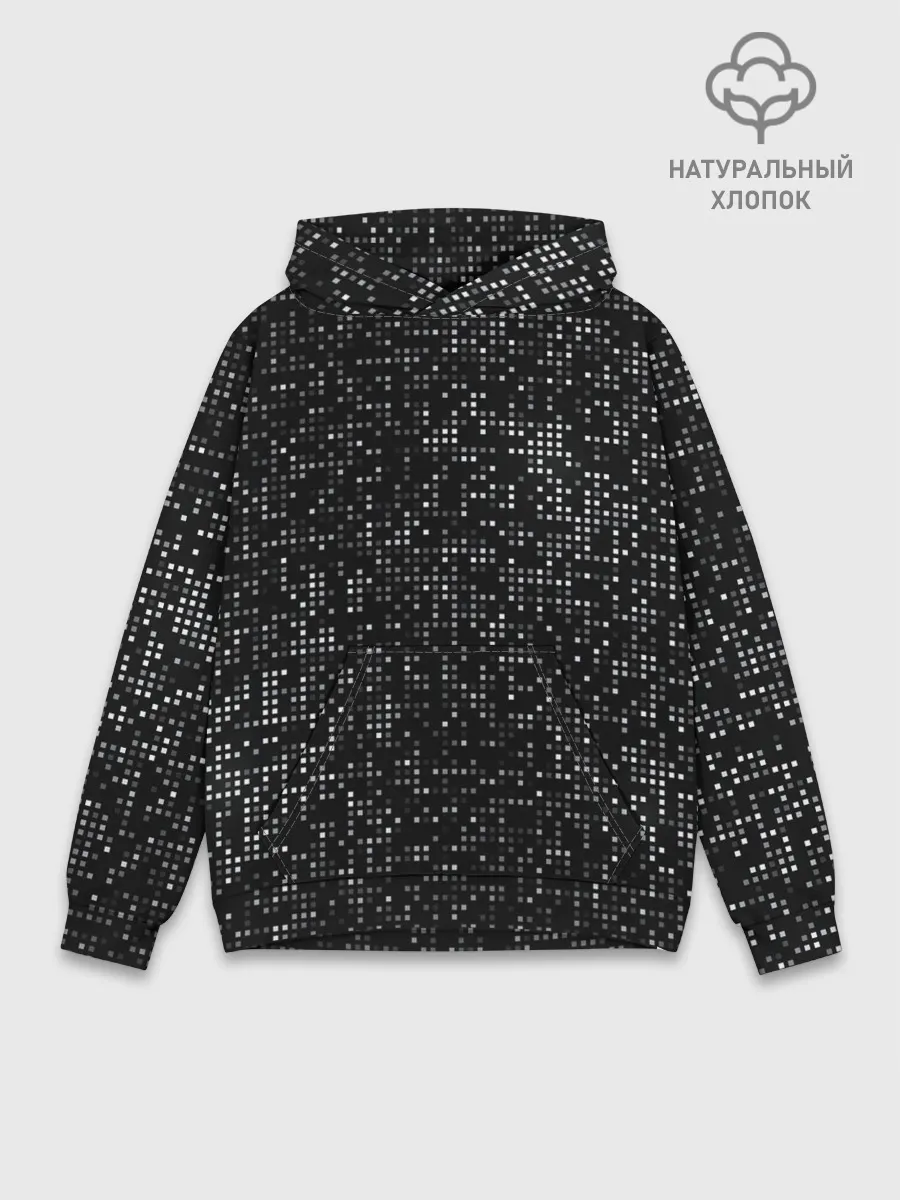 Худи мужской база хлопок / Блестящие полутона