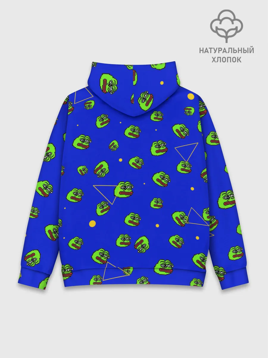 Худи мужской база хлопок / Лягушка Пепе
