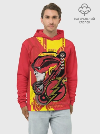 Худи мужской база хлопок / The Flash