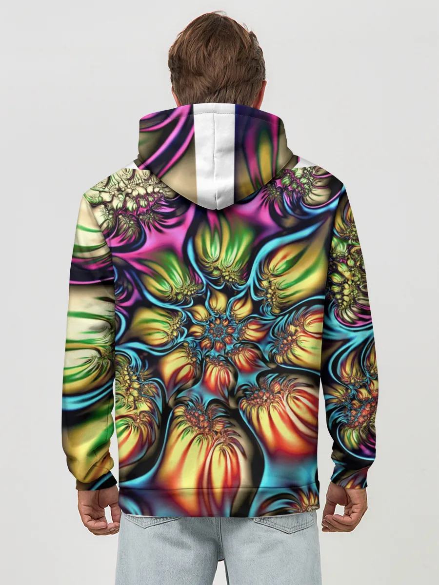 Худи мужской база хлопок / Абстракция