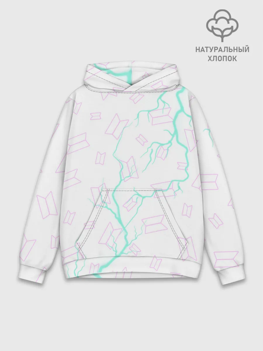 Худи мужской база хлопок / BTS / БТС