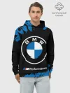 Худи мужской база хлопок / BMW / БМВ