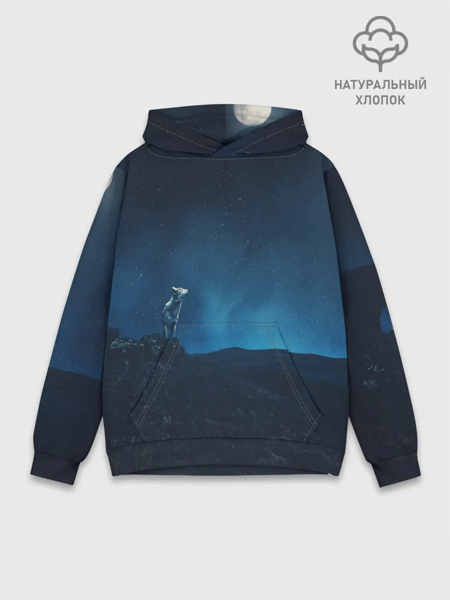 Худи мужской база хлопок / WOLF