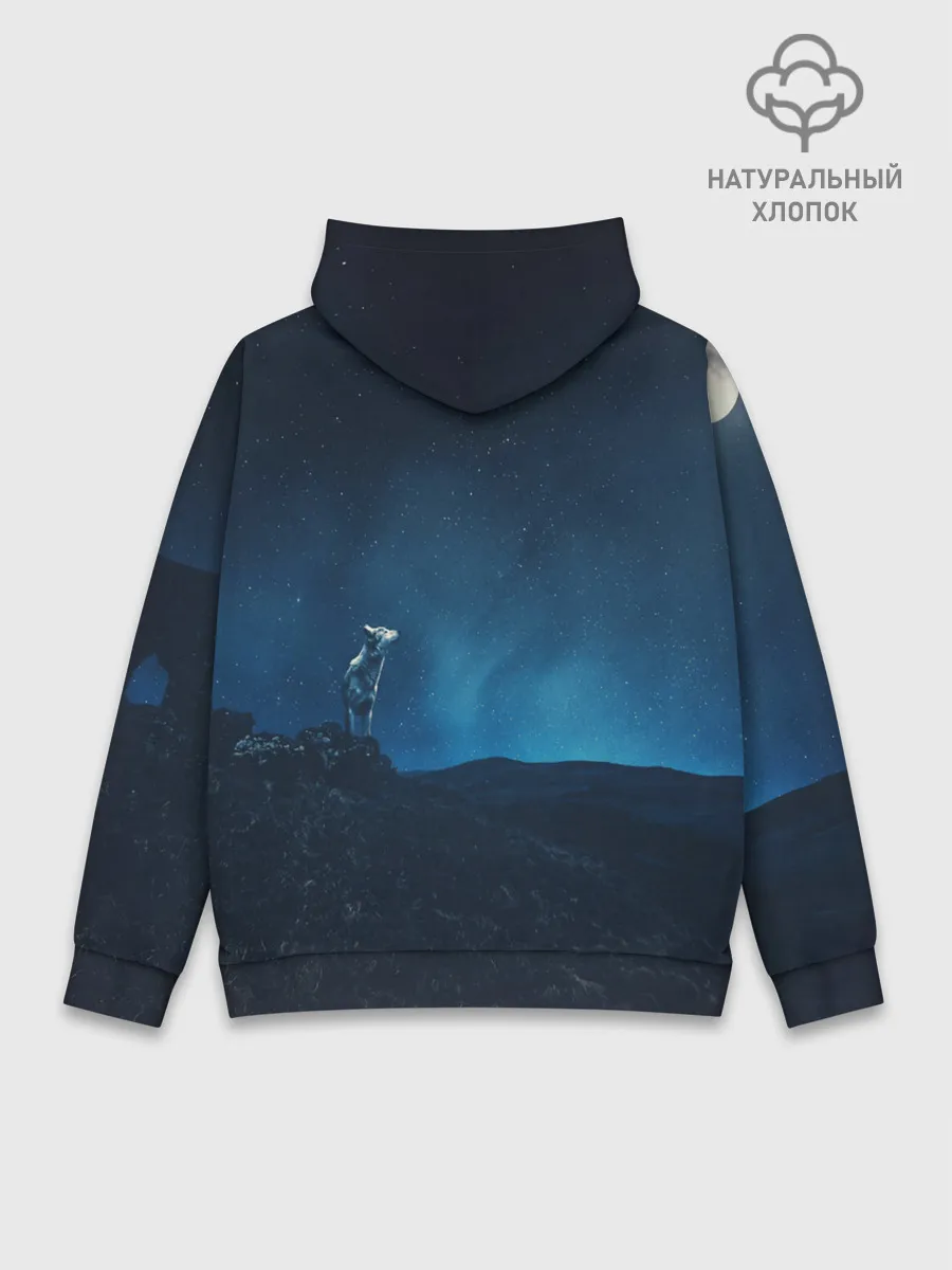 Худи мужской база хлопок / WOLF