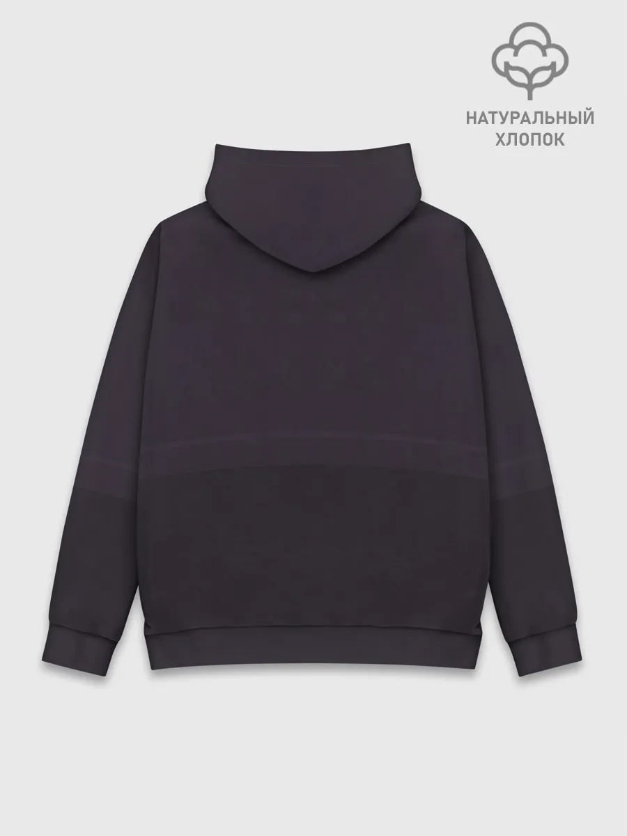 Худи мужской база хлопок / День и ночь