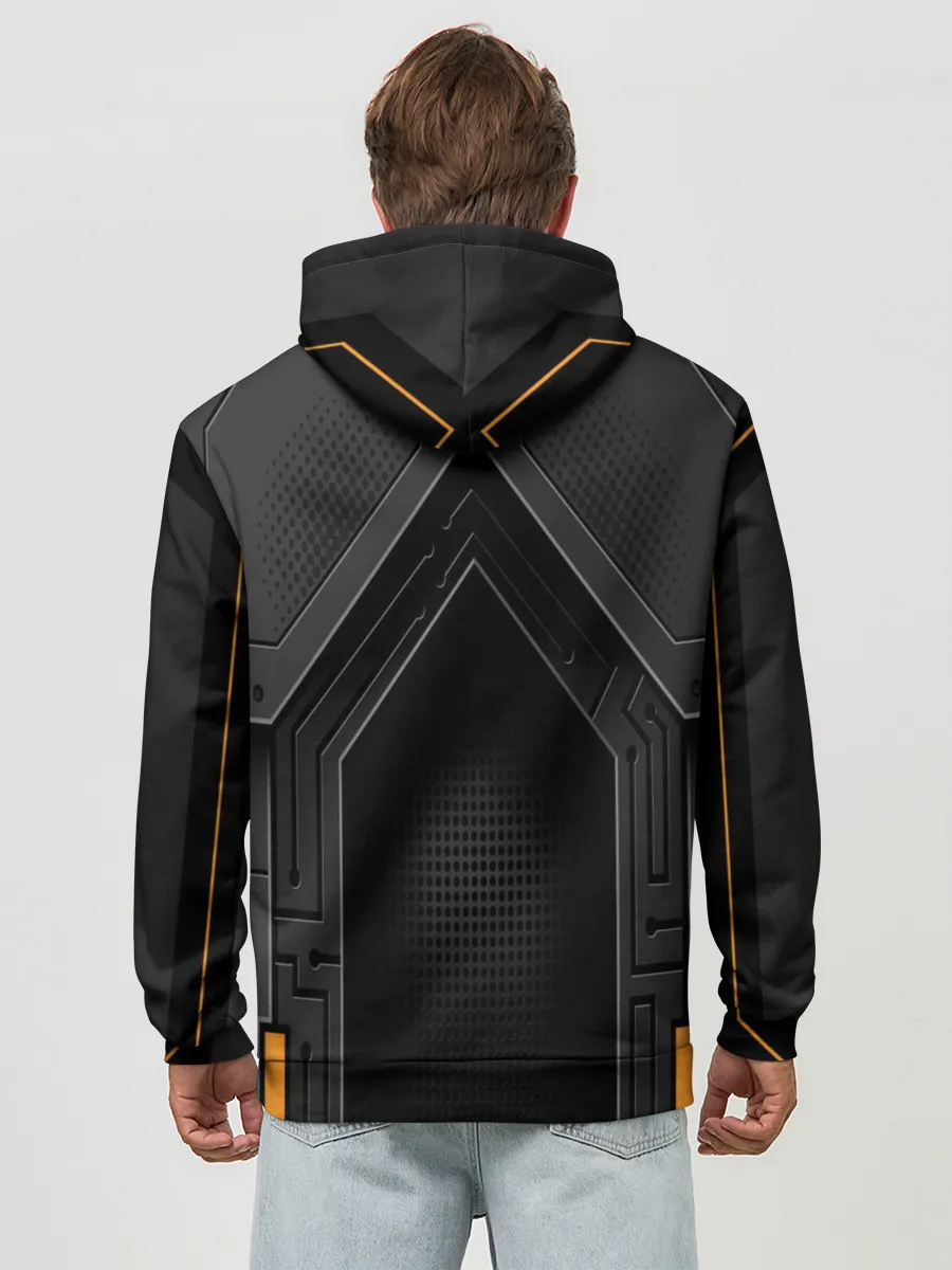 Худи мужской база хлопок / Броня робота