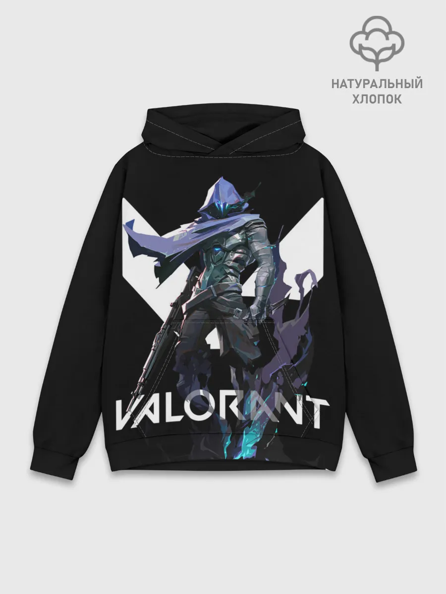 Худи мужской база хлопок / VALORANT OMEN