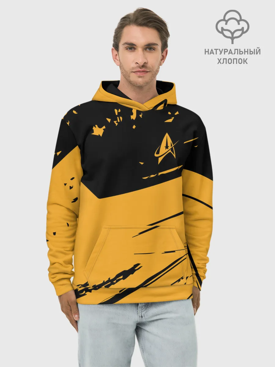 Худи мужской база хлопок / Star Trek